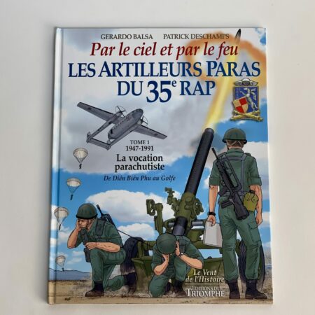 Bande-dessinée Les Artilleurs Paras du 35ème RAP  1947-1991